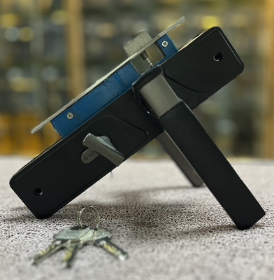 HANDLE DOOR LOCK 1006 BLACK/MSB