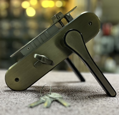 HANDLE DOOR LOCK 196 MAB/BK