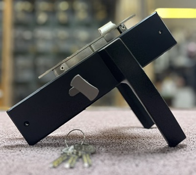 HANDLE DOOR LOCK 352 MBLK