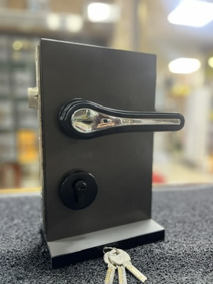 HANDLE DOOR LOCK 303 BK/CP